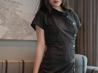 MFStar模范学院 – 柳侑绮Sevenbaby黑色图集更新，能不能请她来个白色的呢？不怕，黑色也会是她的二重身份！