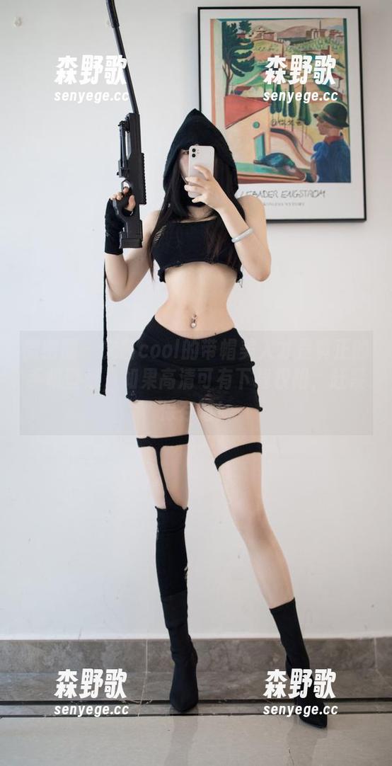 微密圈 - 文茜cool的带帽美人才是真正的手机壁纸，如果高清可有下载权限，赶紧保存吧！